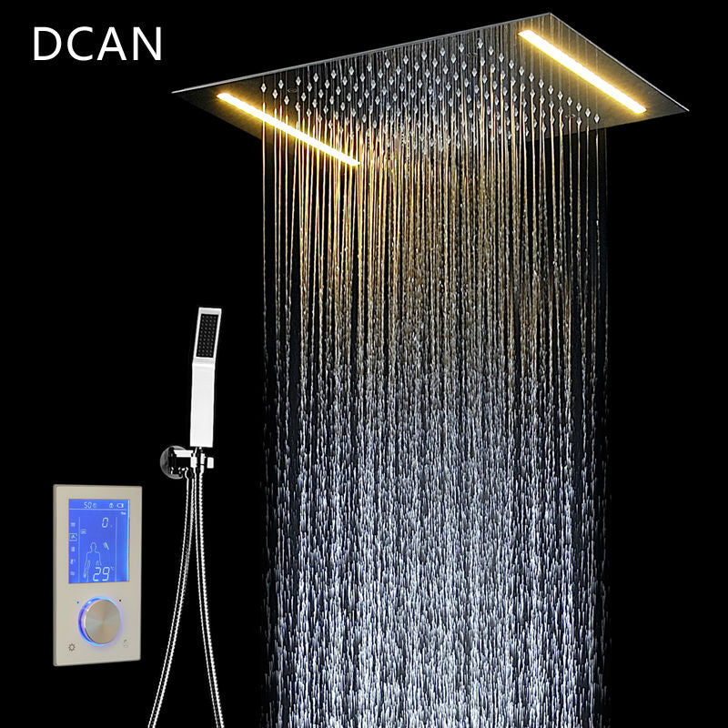 Touch Control Panel Rainfall Shower Smart Home